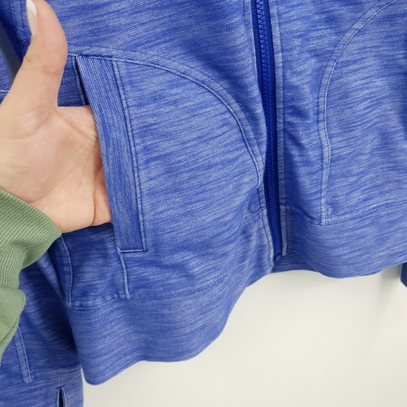 The North Face Kirata Full Zip Hoodie Jacket Blue Thumbholes Women's Small - Picture 6 of 10